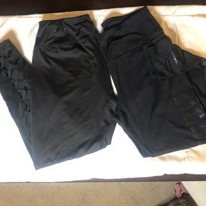 LOT: BEBE Yoga Pants/ BCBG Yoga Capris- ACTIVEWEAR
